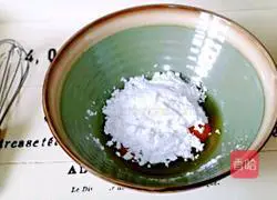 Illustration of how to make delicious waffles with green sauce 4