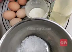 Illustration of how to make cocoa waffles 1