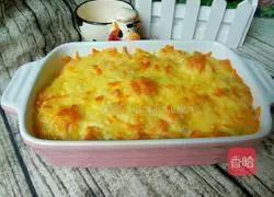 Cheese Baked Rice Illustration of how to do it 11