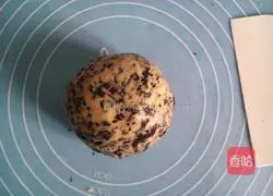Illustration of how to make black sesame and seaweed biscuits 6