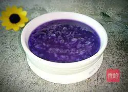 Illustration of how to make purple sweet potato porridge 6