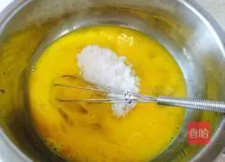 Milk cake.Illustration of how to make it 2