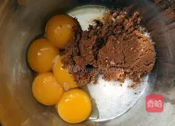 Illustration of how to make red dates, walnuts and chiffon 3