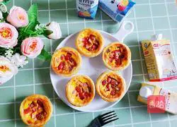 Strawberry Egg Tart Recipe Illustration 12