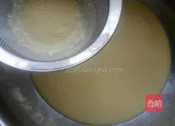 Illustration of how to make half-cooked cheesecake 4