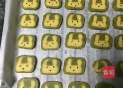 Illustration of how to make Matcha Rabbit Cookies 11