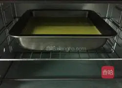 Illustration of how to make matcha cake 16