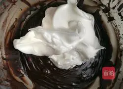 Honey Chocolate Cocoa Illustration of how to make chiffon cake 11