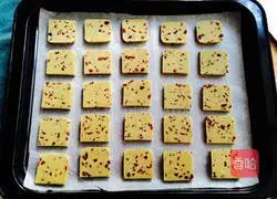 Matcha Cranberry Cookie Recipe Illustration 9