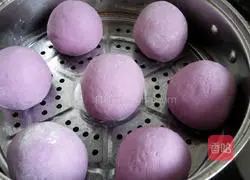 Illustration of how to make purple sweet potato buns 11
