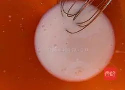 Illustration of how to make meat floss cake 3