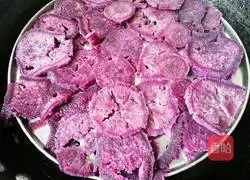 Illustration of how to make purple sweet potato cake 4