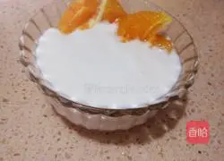 Illustration of how to make fruit biscuits and yogurt 3