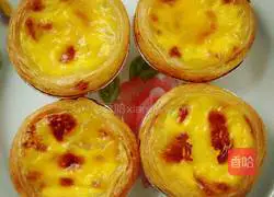 Illustration of how to make fruit egg tarts 8