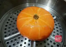 Illustration of how to make pumpkin steamed eggs 3