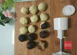 Purple sweet potato mooncakes Practice illustration 10