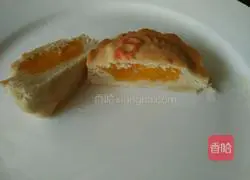 kitty Cat Coconut Juice Illustration of how to make creamy mayonnaise mooncakes 11