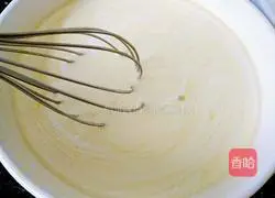 Illustration of how to make dragon fruit egg tarts 8