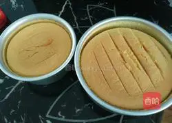 Illustration of how to make chiffon cake 15