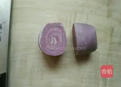 Illustration of how to make purple sweet potato cake 11