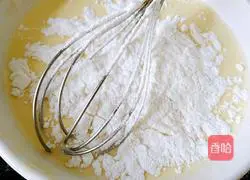 Illustration of how to make dragon fruit egg tart 9