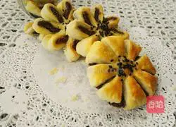 Illustration of how to make bean paste cake 19