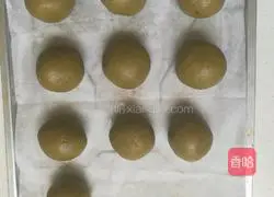 Illustration of how to make Matcha (cocoa) cream cheese biscuits 13