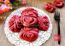 Illustration of how to make purple sweet potato rolls 18