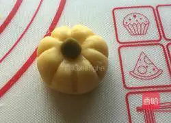 Illustration of how to make pumpkin cookies 14