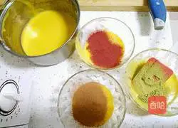Healthy colorful chiffon cake recipe 13