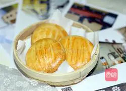 Illustration of how to make meat floss biscuits 18