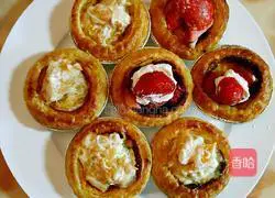 Illustration of how to make fruit tarts 6