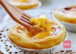 Illustration of how to make original egg tart (whole egg) 11