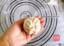 Illustration of how to make piggy bean paste buns 8