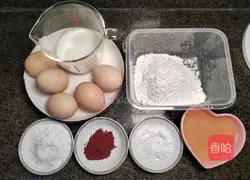 Zebra pattern chiffon cake recipe 1