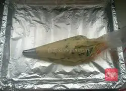 Illustration of how to make green onion cookies 6