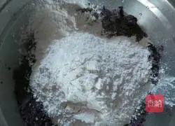 Illustration of how to make purple sweet potato cake 3