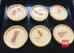 Illustration of how to make mango egg tart without cream 9