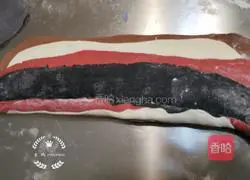 Illustration of how to make four-color donuts 7