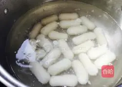 Illustration of how to make fried cheese rice cakes 4