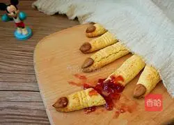 Halloween finger cookies recipe 17