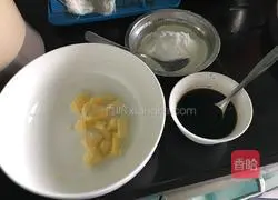 Illustration of how to make caramel cookies 1