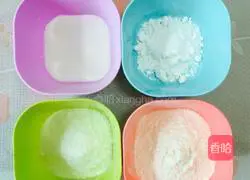 Illustration of how to make coconut cookies 1