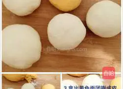 Illustration of how to make animal bean paste buns 3