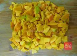 Illustration of how to make pumpkin puree porridge 2