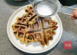 Illustration of how to make blackcurrant waffles 17