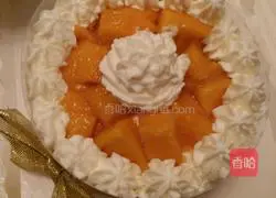 Illustration of how to make a 4-inch cake 6