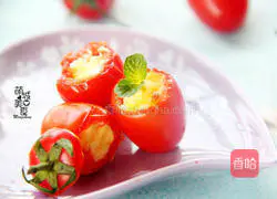 Cheese Baked Cherry Tomatoes Illustration 5
