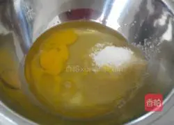 Illustration of how to make peach biscuits 3