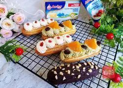 Illustration of how to make lightning puffs 16